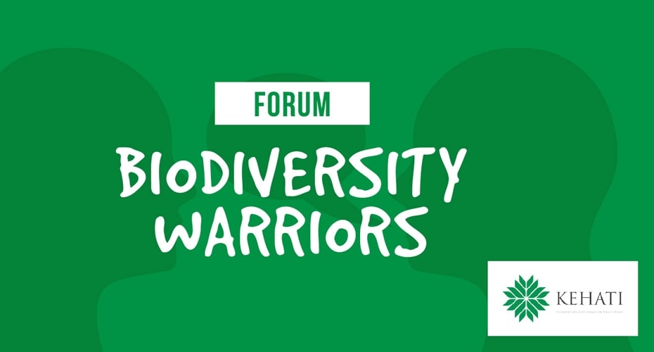 Berbagi Cerita di Forum Online Biodiversity Warriors