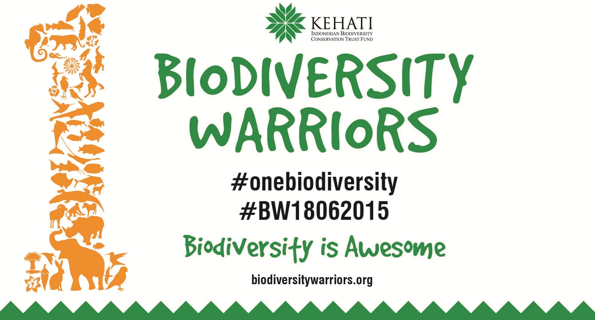 Satu Tahun Gerakan Biodiversity Warriors