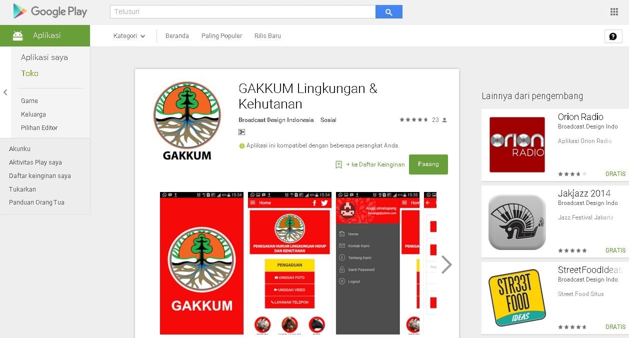 Laporkan Pemburu Satwa Dilindungi Lewat Android Anda