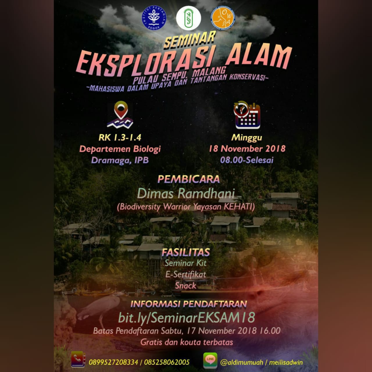 Seminar Hasil Eksplorasi Alam Pulau Sempu, Malang